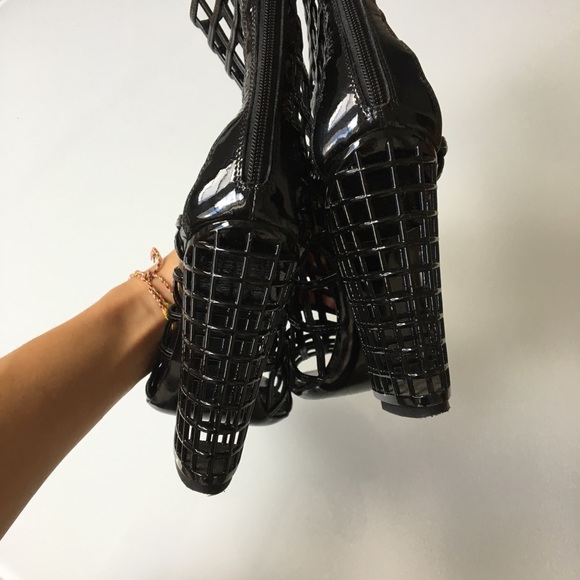 YSL cage booties - Picture 2 of 7